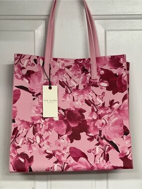 Ted Baker Pink Floral Printed Tote